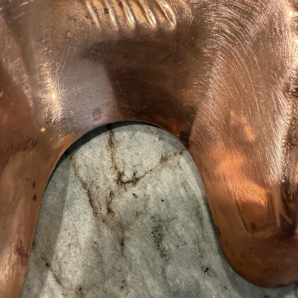 Vtg Copper Fish Gelatin Mold Wall Decor